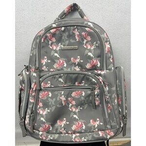Banana Fish Studio Backpack Diaper Bag, Insulated Pockets,  Floral Design